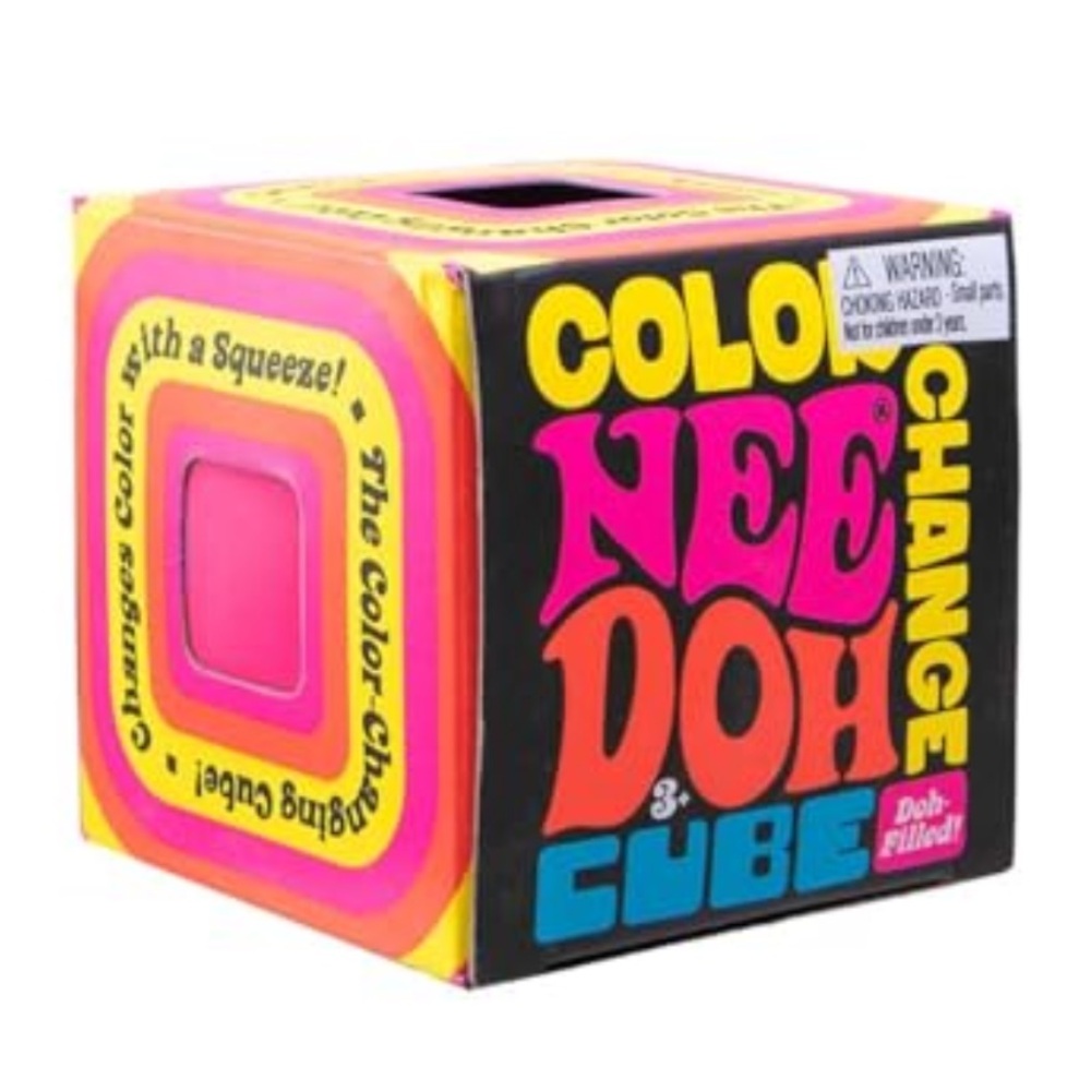 Color Nee Doh Change Cube - Bright Pink